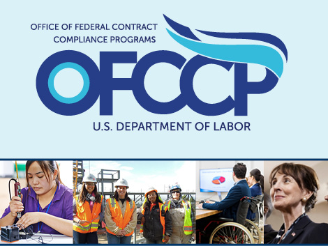 Logo of OFCCP (Office of Federal Contract Compliance Programs)