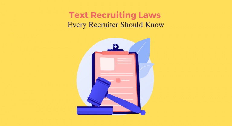 recruiters studying text recruiting laws
