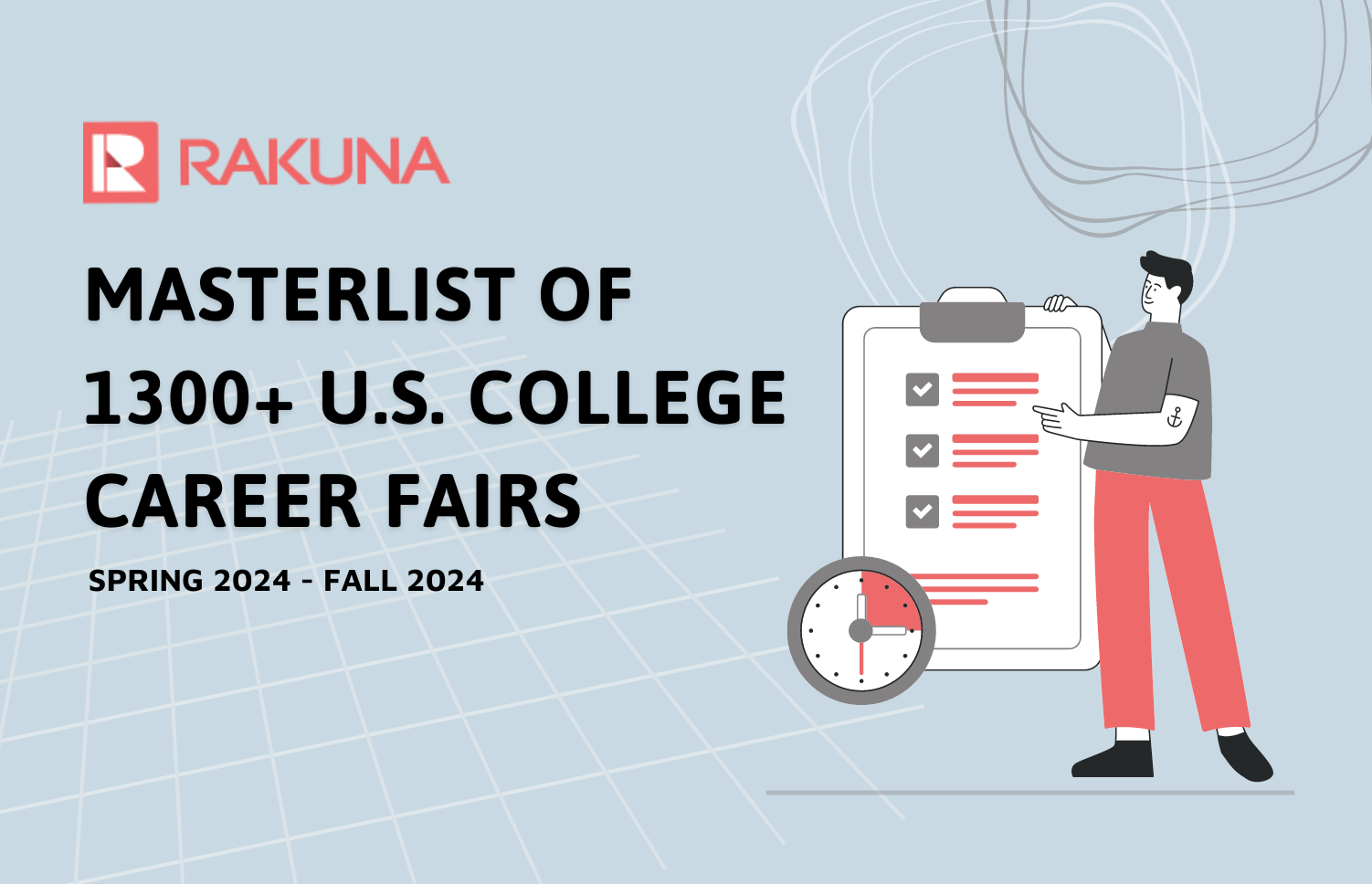 U.S. College Career Fairs List Spring 2024 Fall 2024 Rakuna